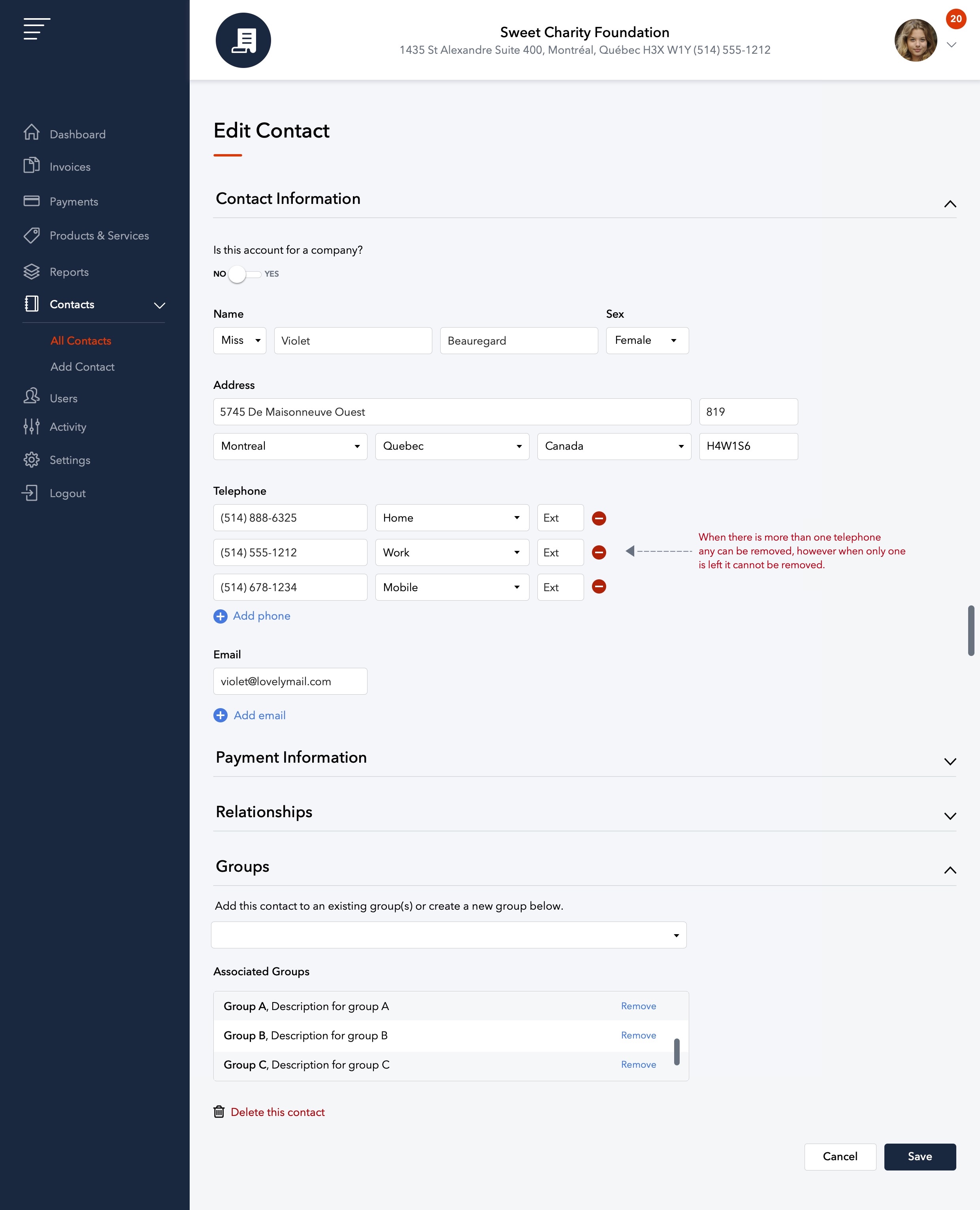 Invoice Mailbox