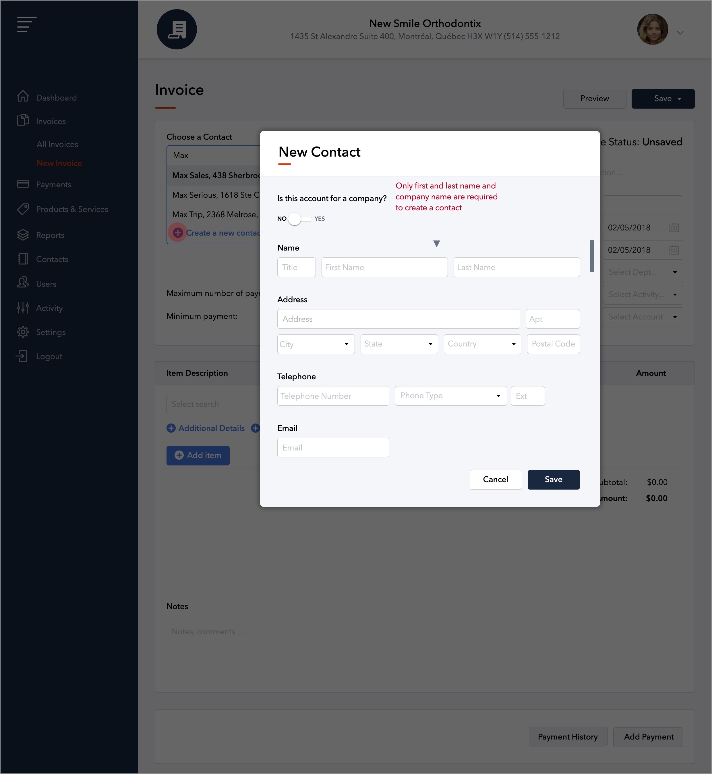 Invoice Mailbox