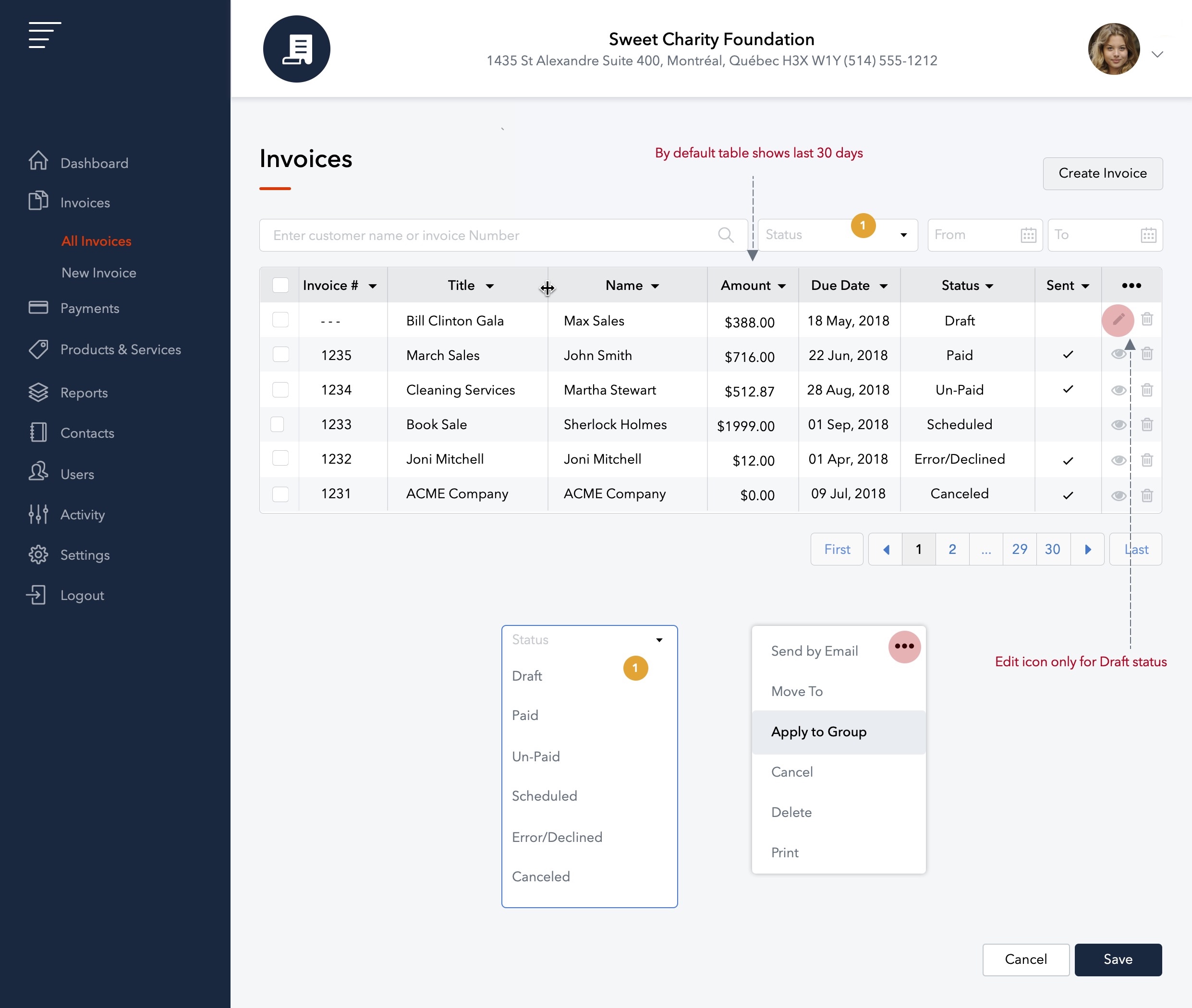 Invoice Mailbox